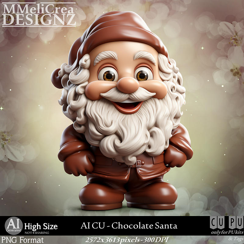 (image for) AI - CU Chocolate Santa (CU4PU/PNG)